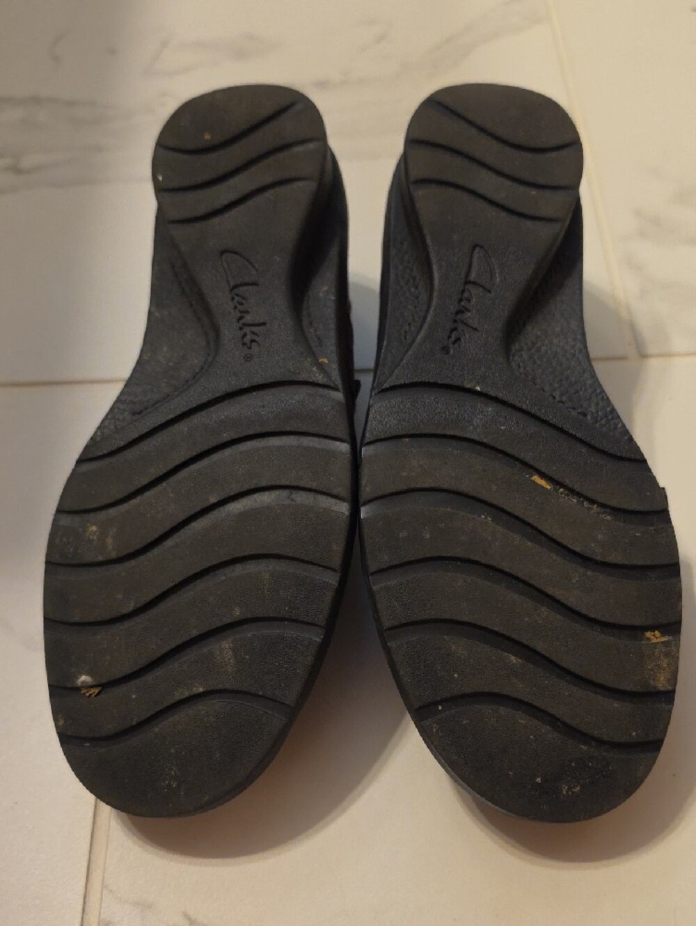 Clarks Brown Mary Jane Comfort Flats - Picture 2 of 5